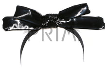 Load image into Gallery viewer, LEATHER PUFFY BOW BABYBAND

