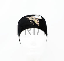 Load image into Gallery viewer, EMBROIDERED BEE HEADWRAP
