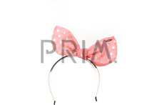 Load image into Gallery viewer, POLKA DOT WIRE BOW HEADBAND
