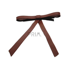 Load image into Gallery viewer, THIN BOW LEATHER HAIRPIN
