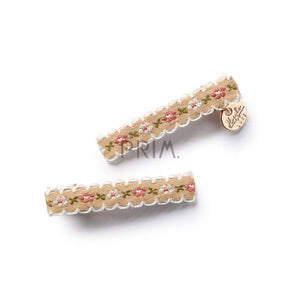 HALO AVA FLORAL DOUBLE CLIP SET