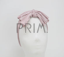 Load image into Gallery viewer, METALLIC RIBBED BOW BABY HEADBAND
