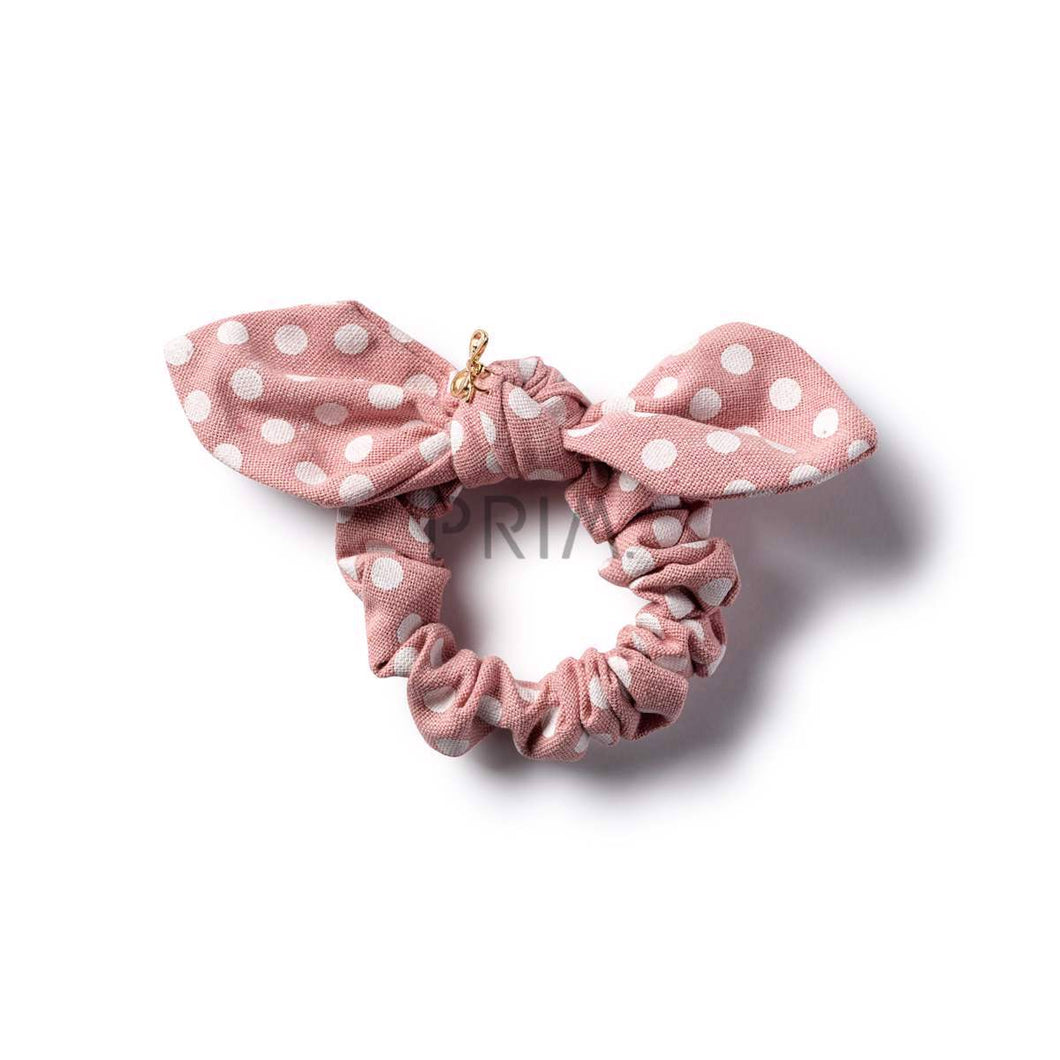 HALO POLKA DOT BOW SCRUNCHIE