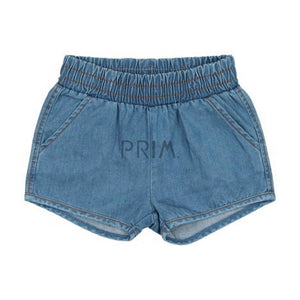 LILL LEGGS DENIM TRACK SHORTS