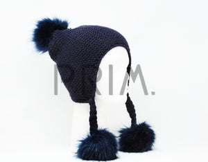 TRIPLE POM POM HAT