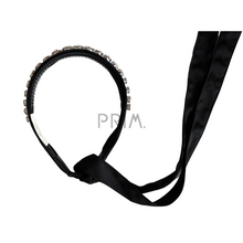 Load image into Gallery viewer, HALO ISABELLA EMBELLISHED TIE BACK HEADBAND
