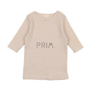 LILL LEGGS THREE QUARTER SLEEVE RIB TEE