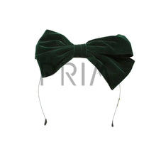 Load image into Gallery viewer, VELVET STANDING BOW HEADBAND
