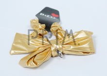 Load image into Gallery viewer, DACEE PATENT PUFFER BOW SCRUNCHY
