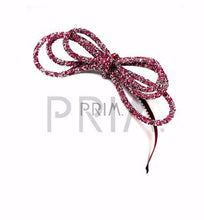 Load image into Gallery viewer, CRYSTAL ROPE BOW HEADBAND
