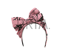 Load image into Gallery viewer, GEOMETRIC PRINT DOUBLE POP UP BOW HEADBAND
