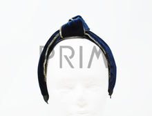 Load image into Gallery viewer, VELVET KNOT WITH METALLIC HEADBAND
