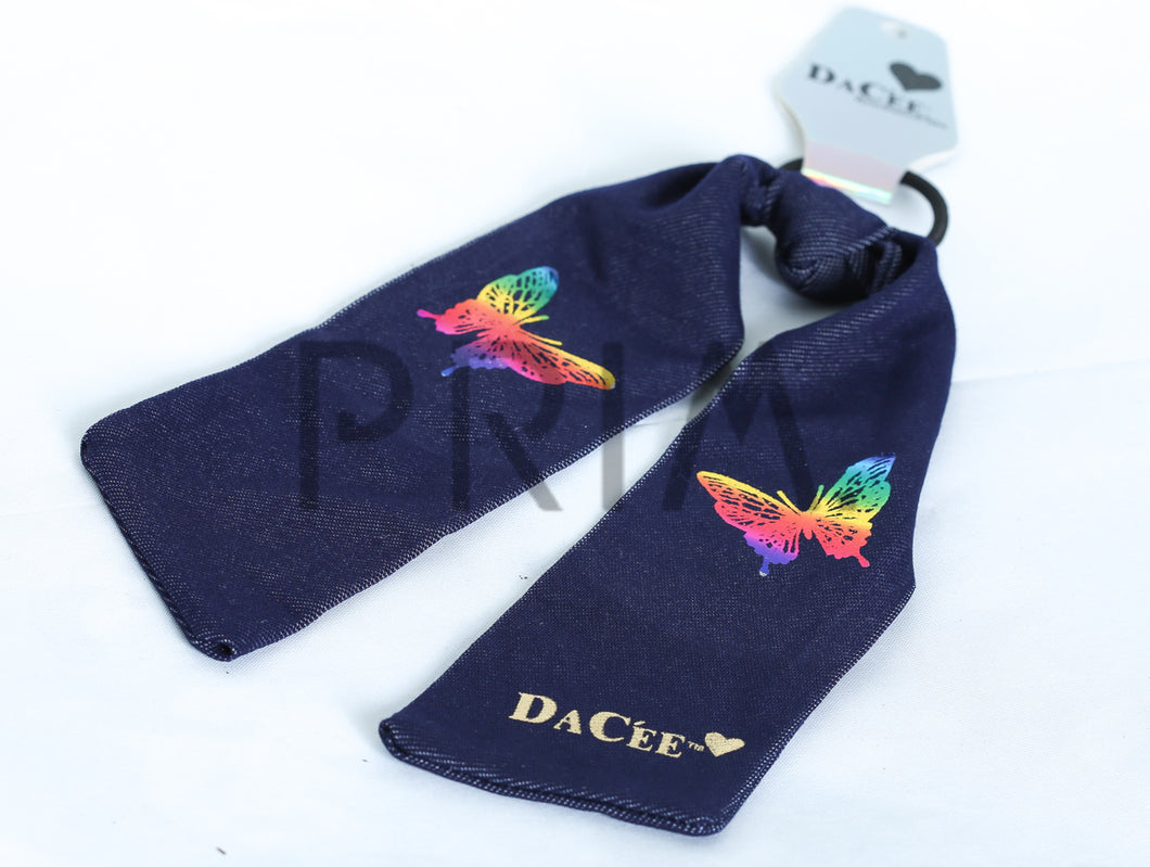 DACEE FOIL BUTTERFLY PONY WITH TAILS