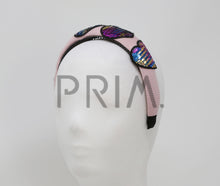 Load image into Gallery viewer, TWO WAY SEQUIN HEART PADDED HEADBAND
