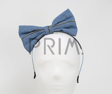 Load image into Gallery viewer, ZIPPER BOW HEADBAND
