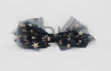 Load image into Gallery viewer, METALLIC STARS TULLE BOW CLIP
