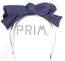 Load image into Gallery viewer, WIDE RIBBED BOW HEADBAND
