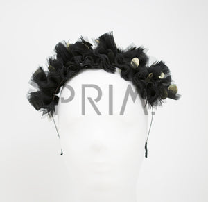TULLE WITH SEQUINS WREATH HEADBAND