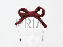 Load image into Gallery viewer, RIBBED WIRE BOW HEADBAND

