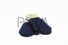 Load image into Gallery viewer, METALLIC KNIT MITTENS
