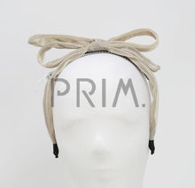 Load image into Gallery viewer, SHIMMER HORSEHAIR BOW HEADBAND
