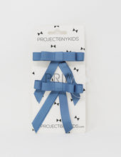 Load image into Gallery viewer, GROSGRAIN BOW CLIP 2 PIECE SET

