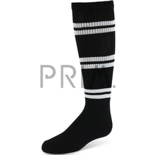 Load image into Gallery viewer, ZUBII VARSITY DOUBLE STRIPE KNEE SOCK
