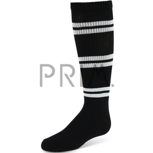 ZUBII VARSITY DOUBLE STRIPE KNEE SOCK