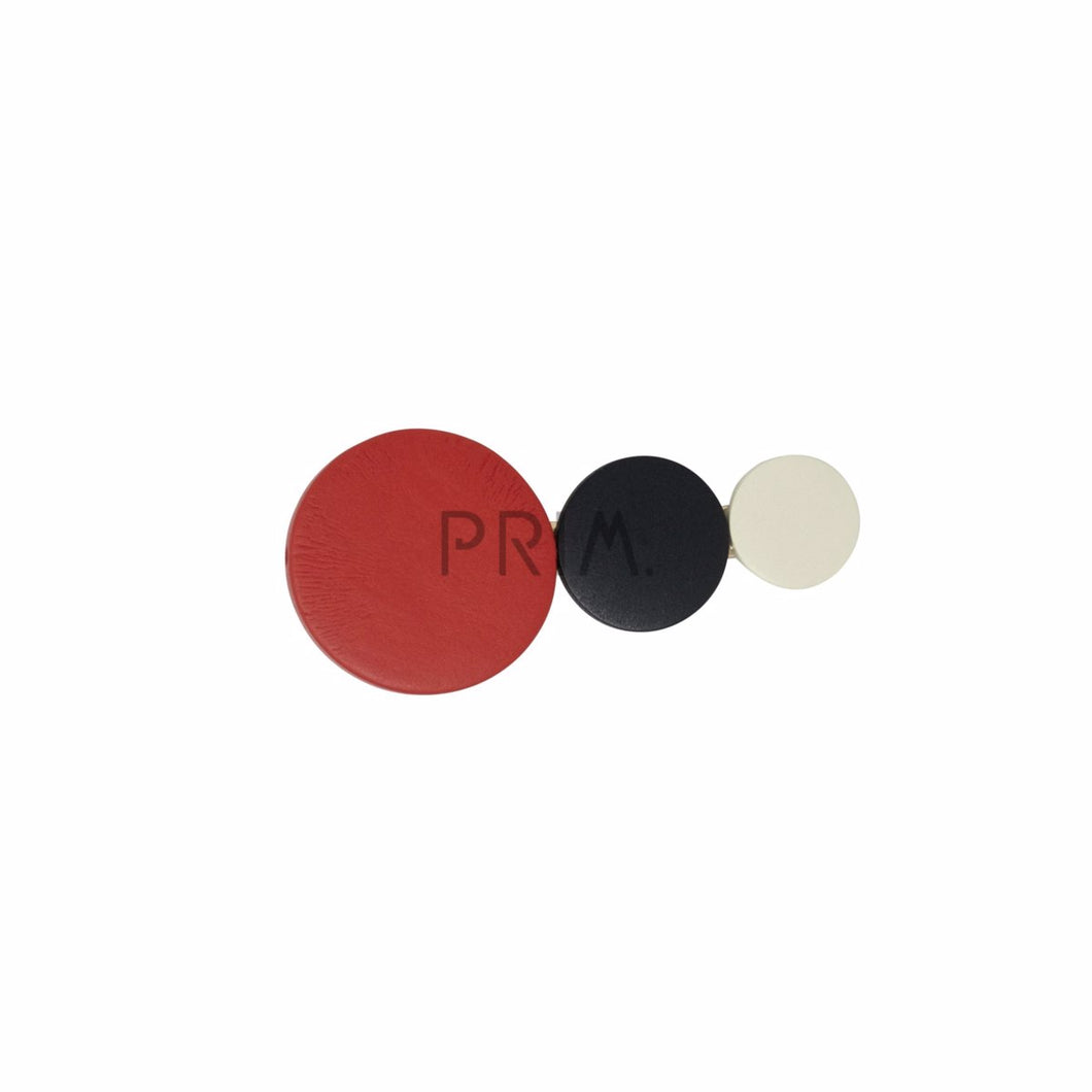 HEIRLOOMS M&M 3 BALLS CLIP BLACK/RED/WHITE