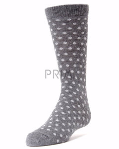 MEMOI BOYS DOT DRESS SOCK