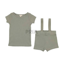Load image into Gallery viewer, LILL LEGGS SUSPENDER SHORTS &amp; TEE
