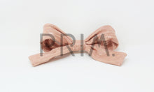Load image into Gallery viewer, METALLIC SUEDE WIRE BOW CLIP
