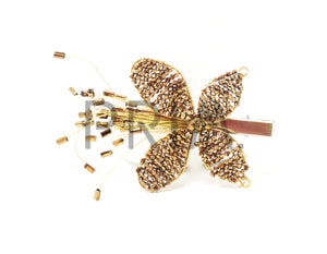 BEADED BUTTERFLY CLIP
