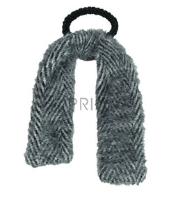 DACEE MOHAIR HERRINGBONE PONY WITH TAILS