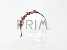 Load image into Gallery viewer, BEADED CHERRIES HEADBAND
