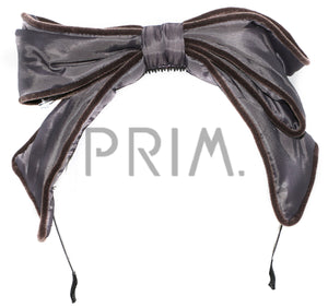 TAFFETA WIRE BOW HEADBAND