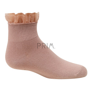 ZUBII THIN ELASTIC RUFFLE CREW