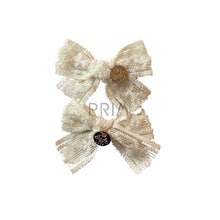 Load image into Gallery viewer, HALO ISLA LACE KNIT BOW DOUBLE CLIP
