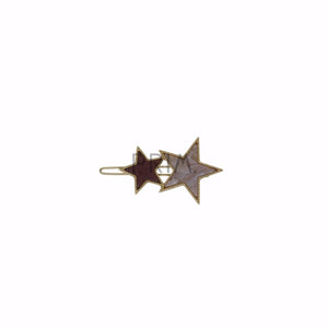 HEIRLOOMS COLORED DOUBLE STAR CLIP
