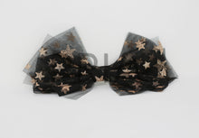 Load image into Gallery viewer, METALLIC STARS TULLE BOW CLIP
