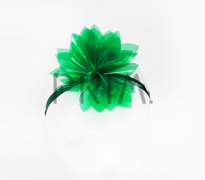 VINYL FLOWER HEADWRAP