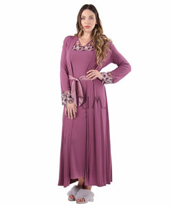 EMBROIDERED LONG ROBE