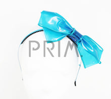Load image into Gallery viewer, VINYL BOW CLEAR HEADBAND

