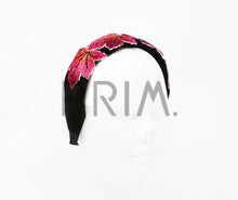 Load image into Gallery viewer, EMBROIDERED LEAVES HEADBAND
