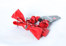 Load image into Gallery viewer, DACEE PATENT PUFFER BOW SCRUNCHY
