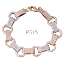 Load image into Gallery viewer, GOLD SPARKLE CHAIN LINK BRACELET
