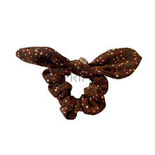 Load image into Gallery viewer, HALO ELSIE PRINTED CORDUROY BOW SCRUNCHIE
