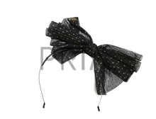 Load image into Gallery viewer, TULLE DOT BOW HEADBAND
