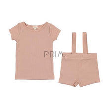 Load image into Gallery viewer, LILL LEGGS SUSPENDER SHORTS &amp; TEE
