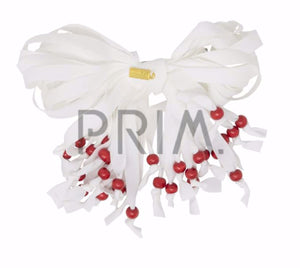 HEIRLOOMS STRINGY BOW PEARLS CLIP